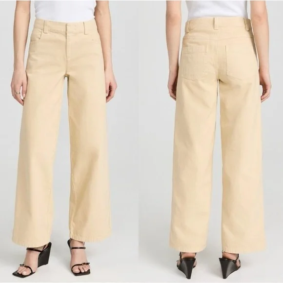 Vince Washed Twill Haystack Wide-Leg Pants Size 8 NWOT - Picture 3 of 14